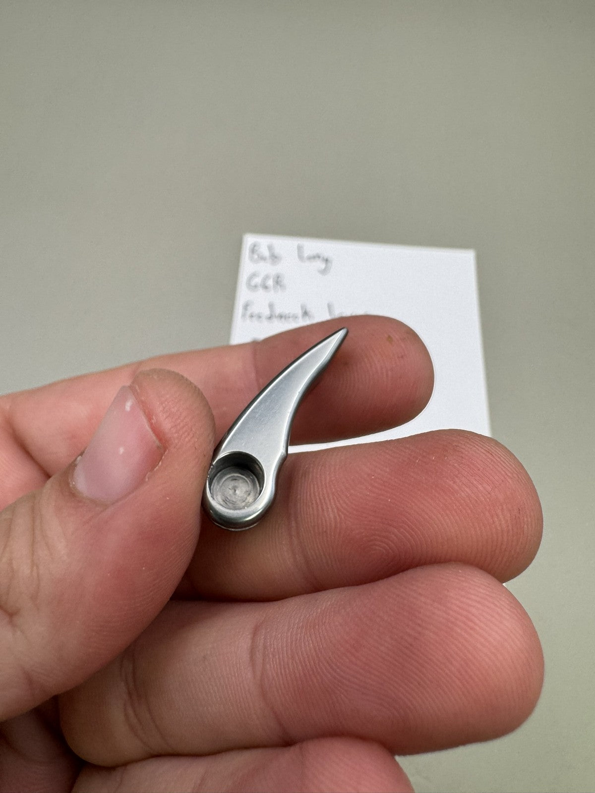 Bob Long GGR Feedneck Lever Silver