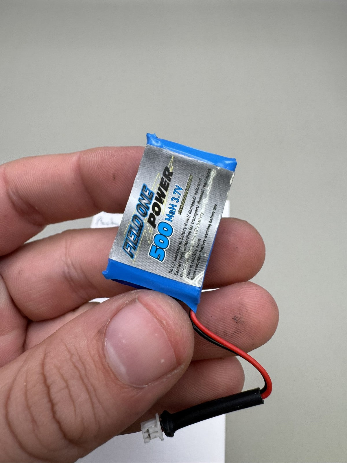 Field One Force Rechargeable LiPo Battery 500mAh 3.7V
