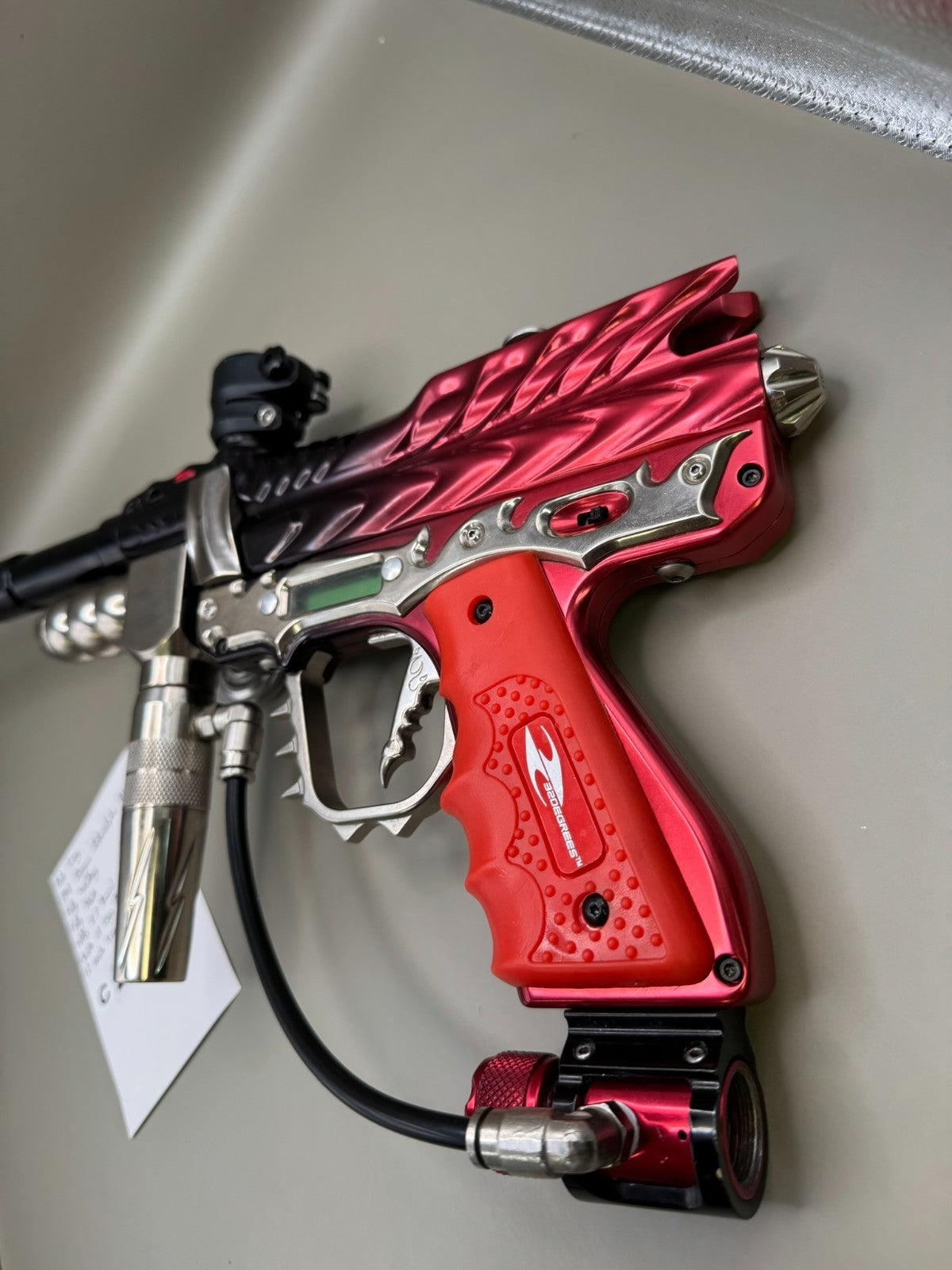 Bob Long 2k2 Dragon Intimidator - Black/Red - Paintball Marker Fully Working