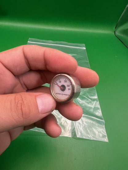 Smart Parts Mini Pressure Gauge 0-300 PSI Chrome ION Shocker SFT Nerve