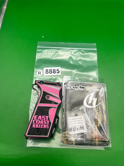 Hybrid PB Planet Eclipse Ego 6 Grip Panels Pink Black East Coast Killers