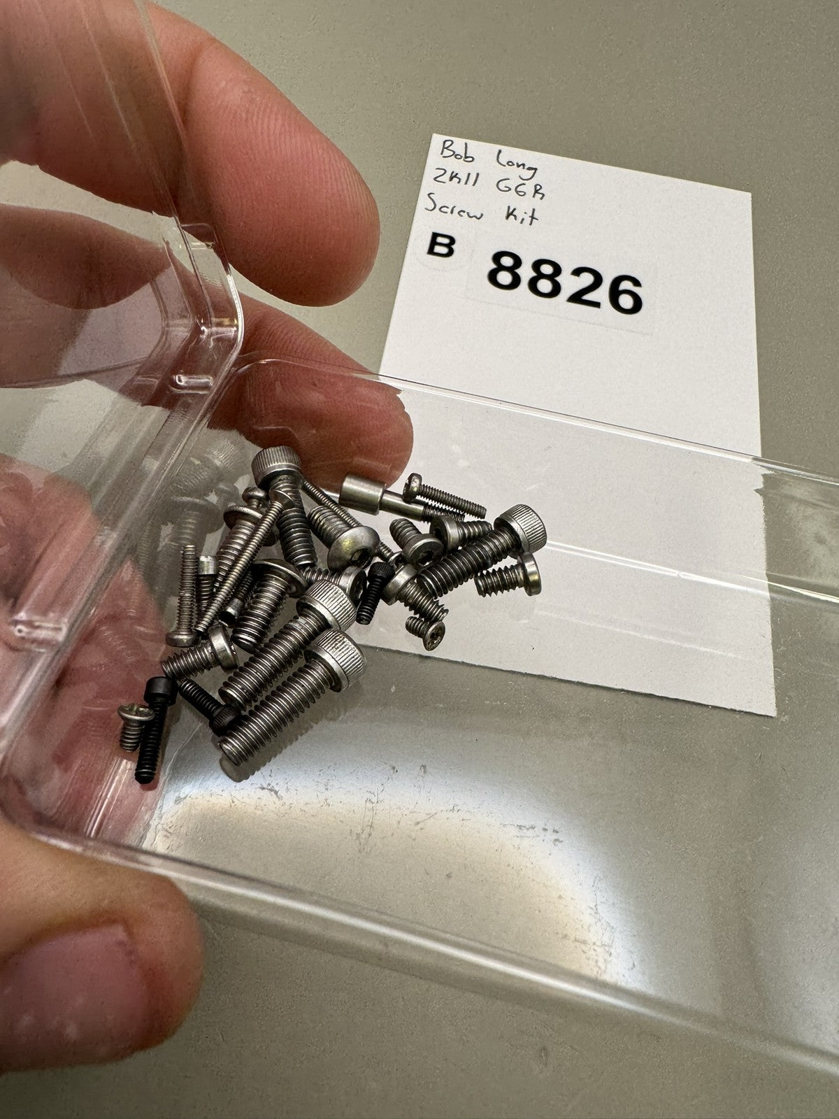 Bob Long 2k11 G6R Screw Kit