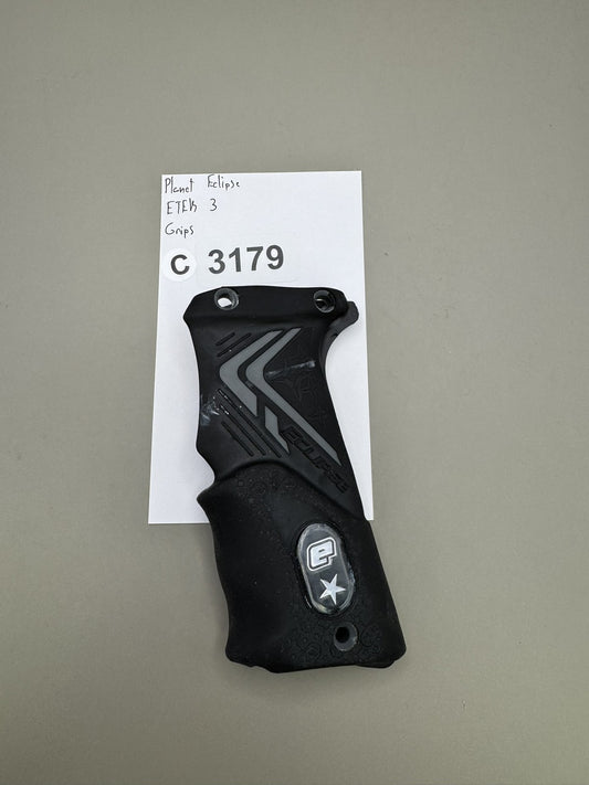 Planet Eclipse ETEK 3 Grips Black Rubber Grip Panels
