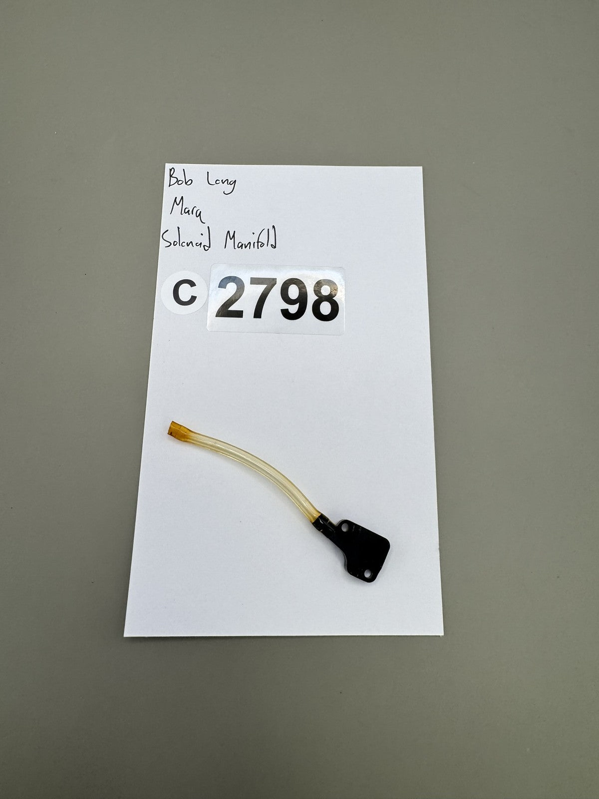 Bob Long Marq Solenoid Manifold