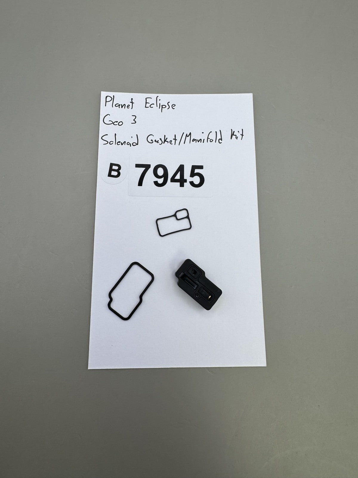 Planet Eclipse Geo 3 Solenoid Gasket Manifold Kit Black