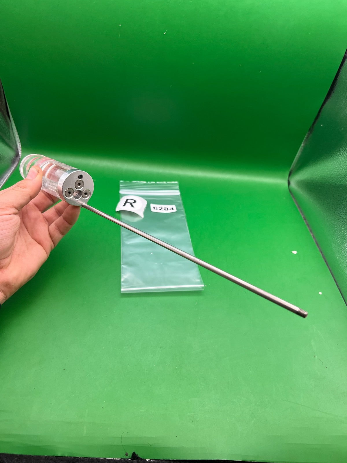 Clear CCM Autococker Pump Kit - used paintball pump kit - clear/silver