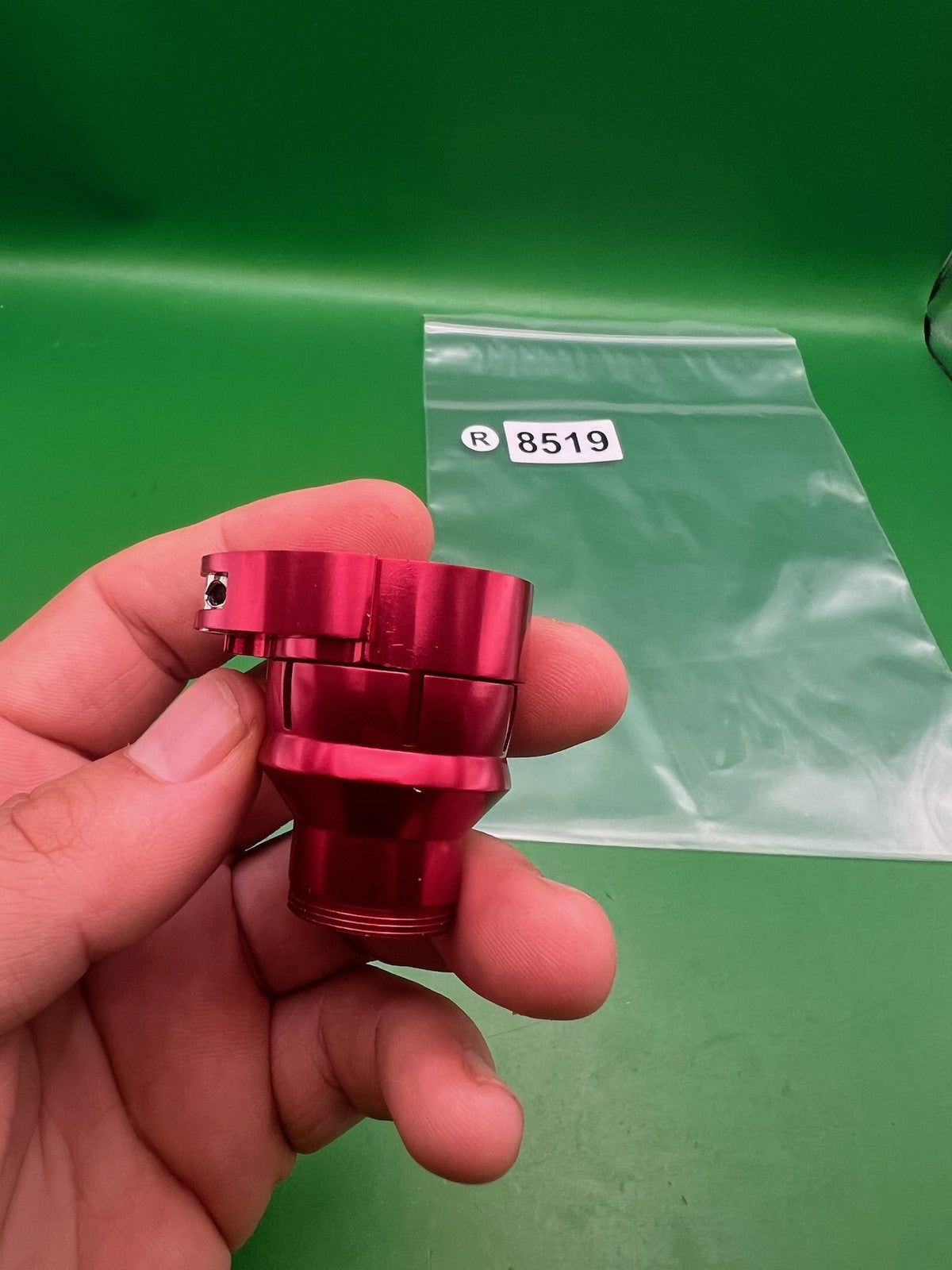 Warrior Ion G Lock Clamping Feedneck High Rise Red Aluminum