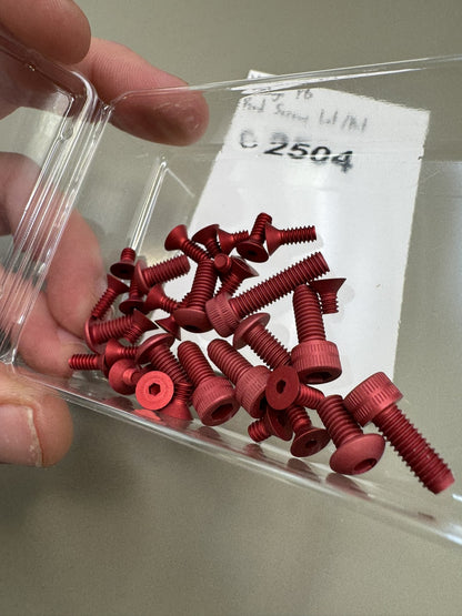 Vintage PB Red Screw Lot /kit