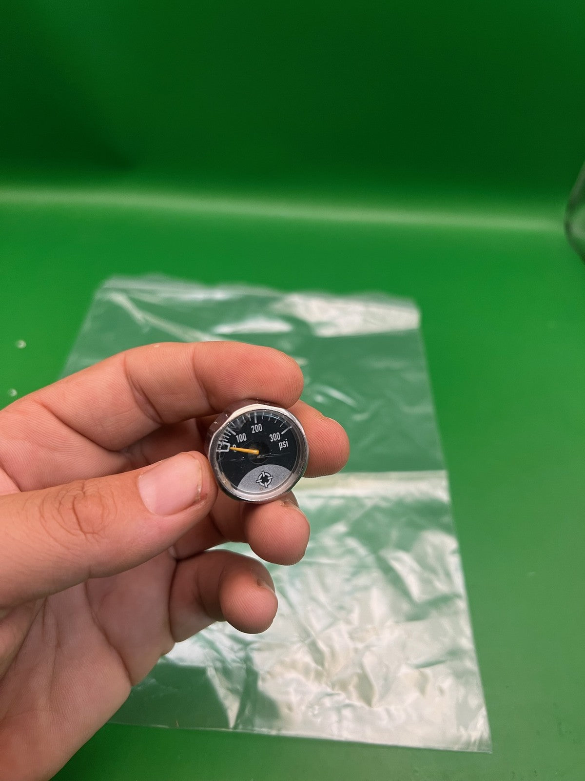 Smart Parts 0-300 PSI Mini Pressure Gauge Chrome Silver Lot of 2