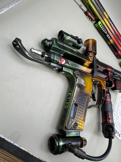 Dye Ultralight E-Blade Autococker - Rasta - Paintball Marker Fully Working