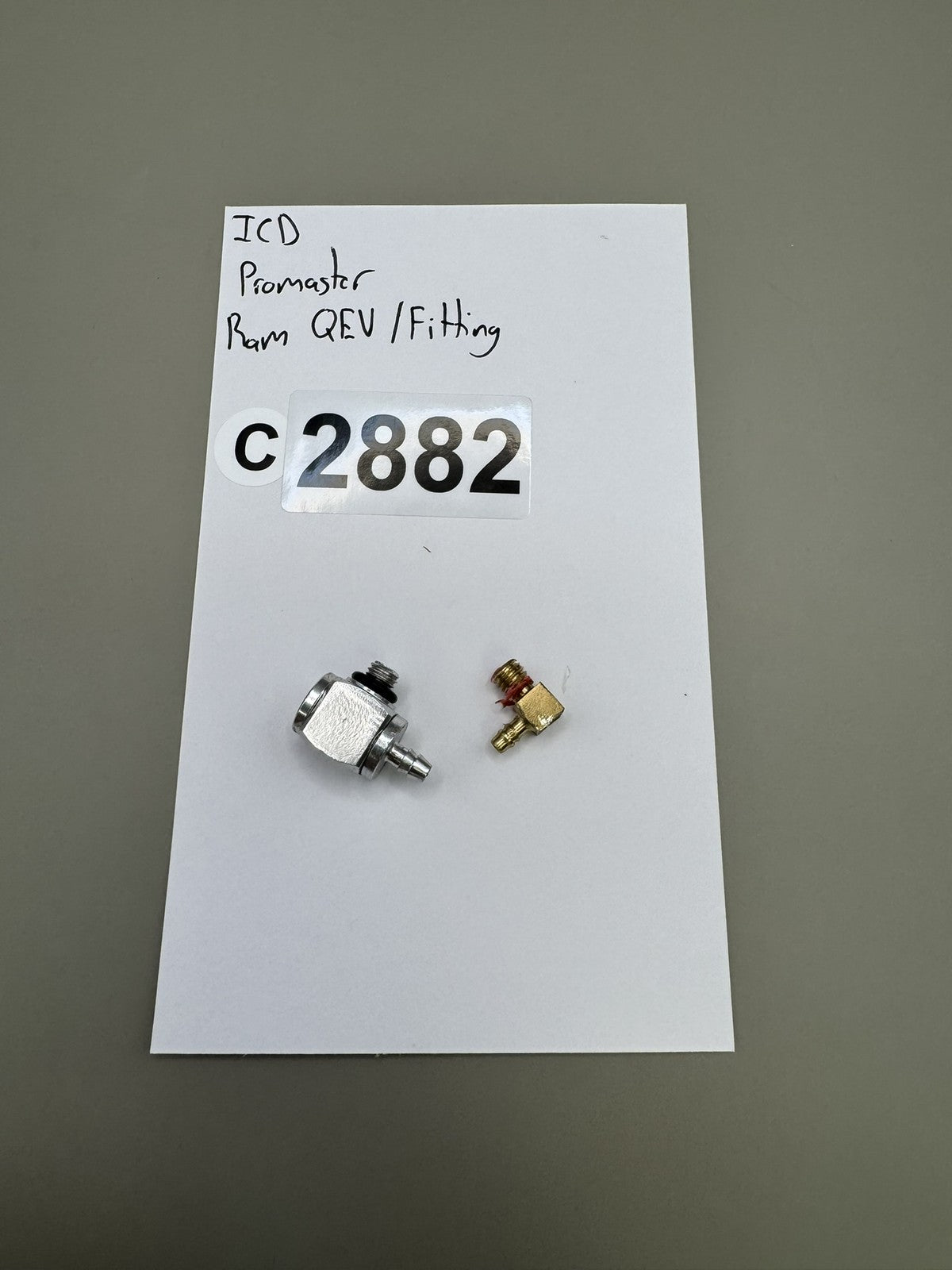 ICD Promaster Ram QEV /Fitting