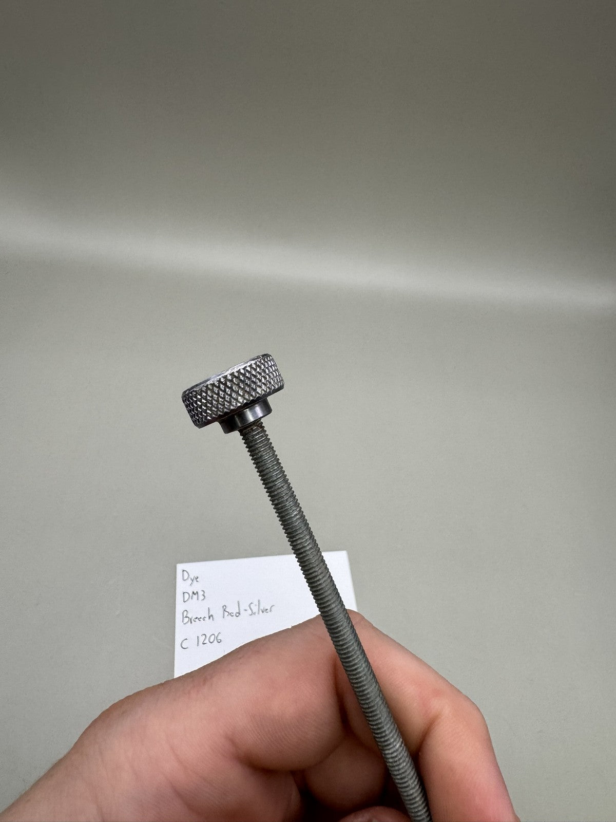 Dye DM3 Breech Rod - Silver