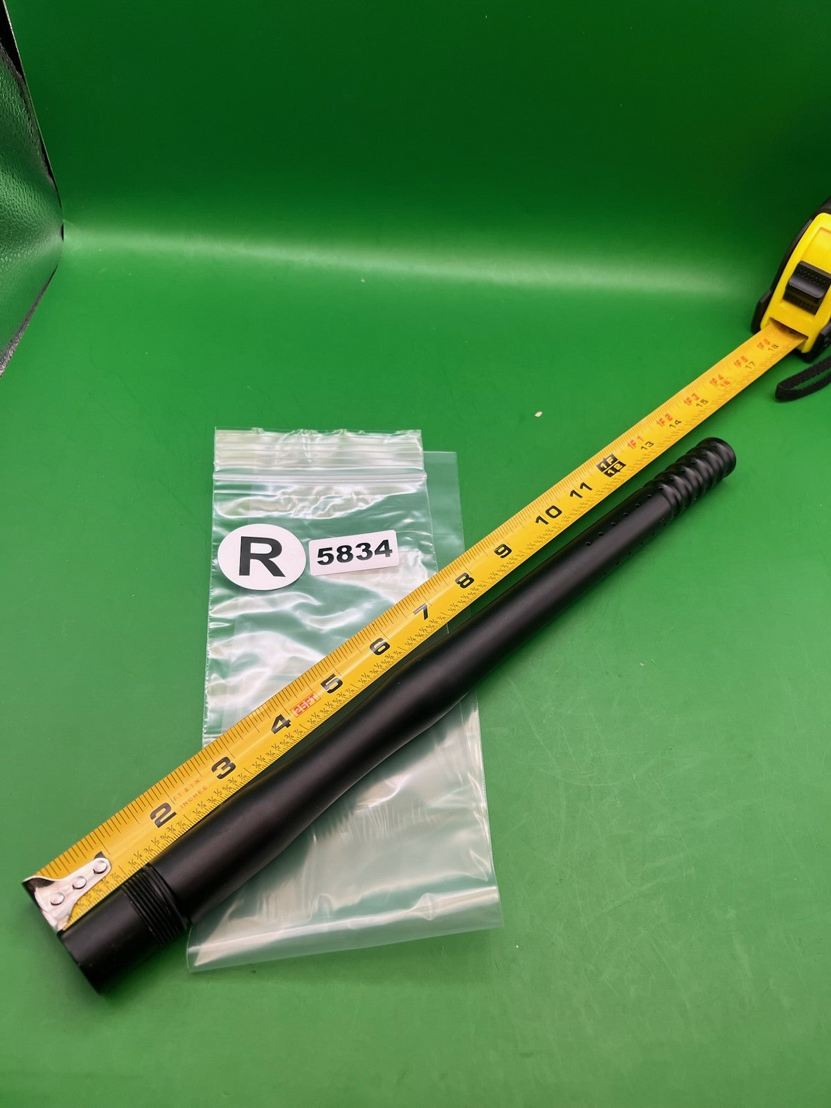 CP Custom Products One Piece Barrel 14" Black - used paintball barrel - black