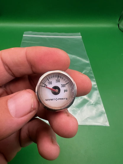 Smart Parts 0-300 PSI Mini Pressure Gauge Chrome ION Shocker SFT