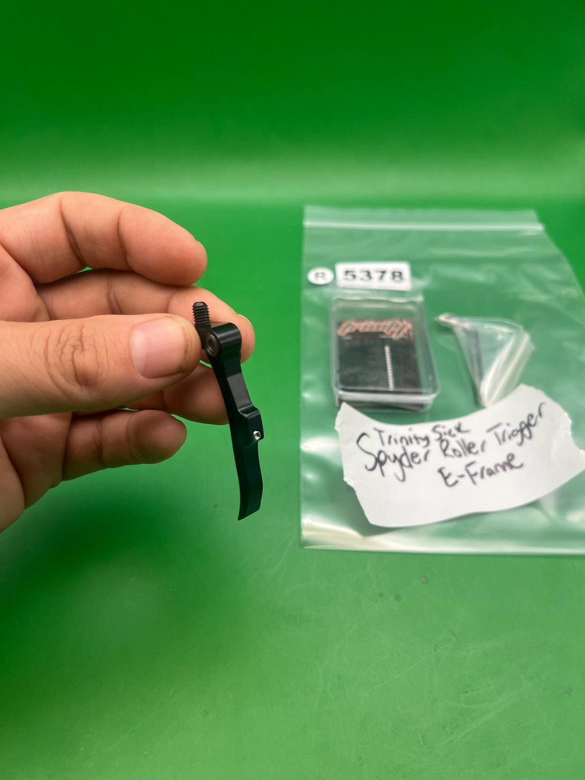 Trinity Sick Spyder Roller Trigger E-Frame Black Aluminum Upgrade