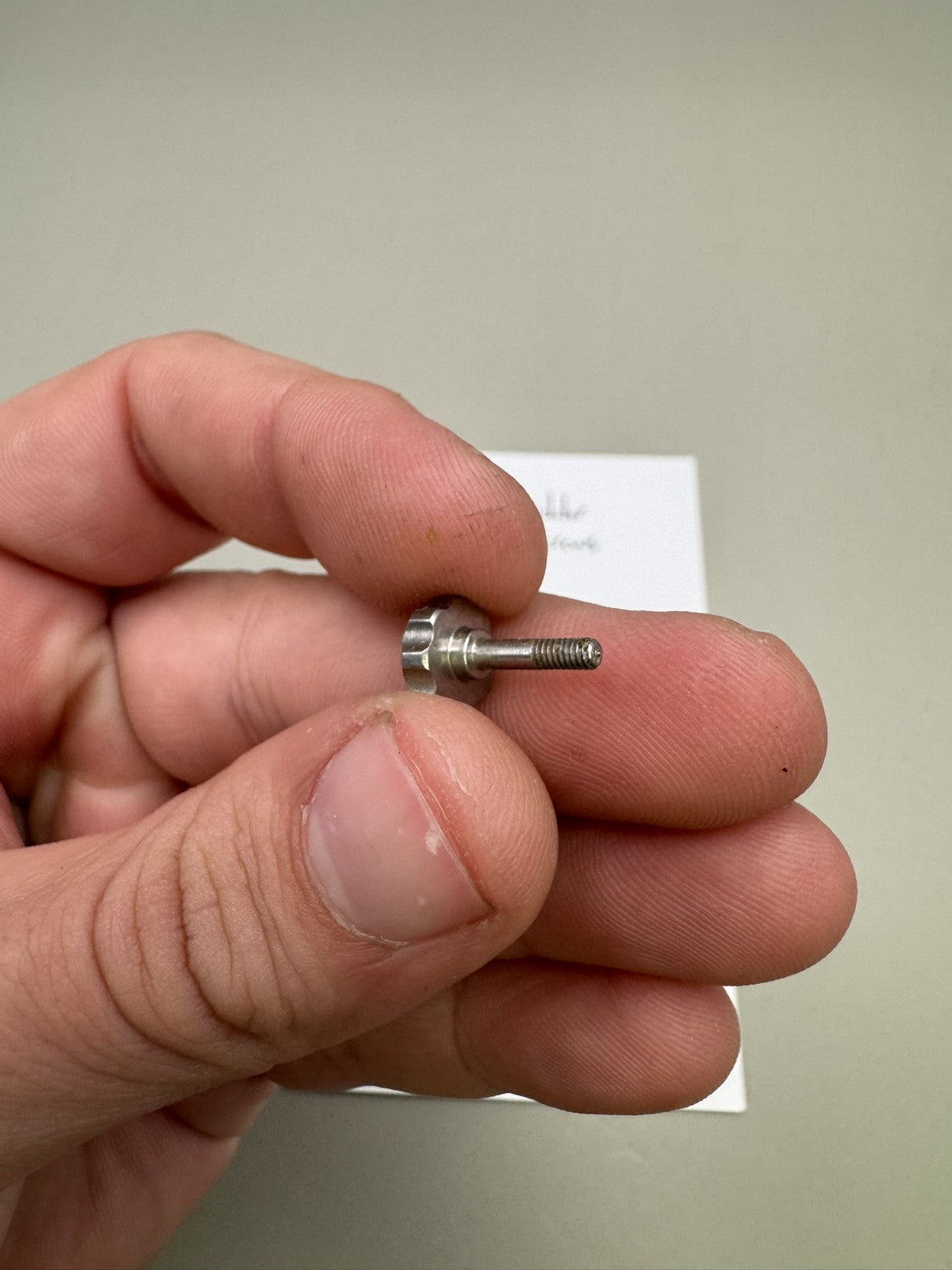 Bob Long 2K2 2K5 Intimidator CCM Eye Cover Screws Silver Aluminum