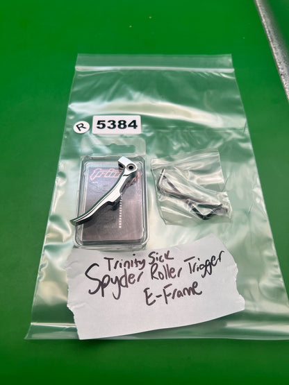 Trinity Sick Spyder Roller Trigger E-Frame Silver Aluminum