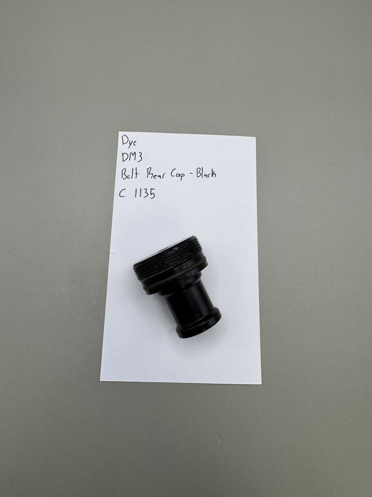 Dye DM3 Bolt Rear Cap - Black