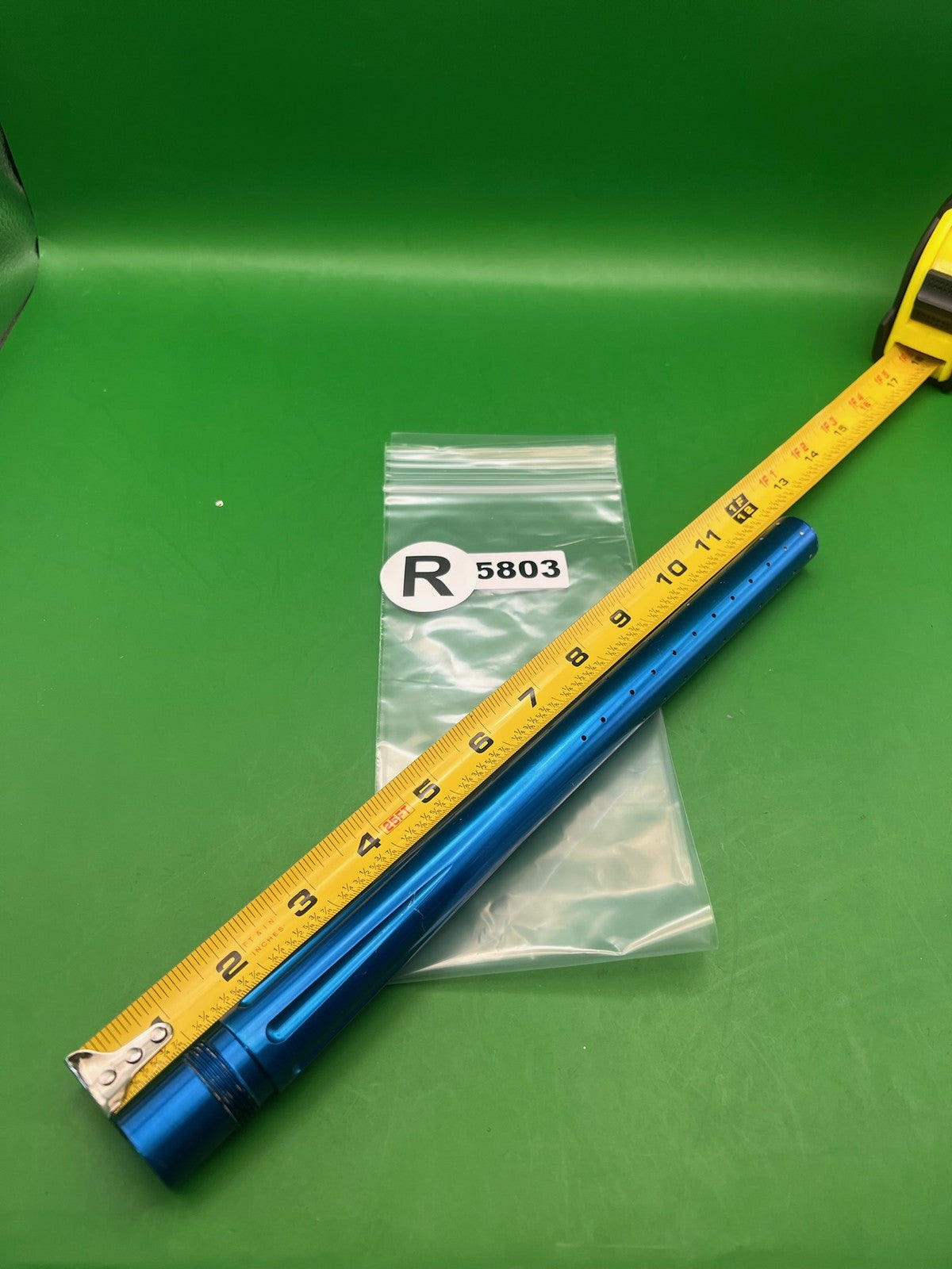 Autococker Empire Barrel 14" .692 Blue - used paintball barrel - blue anno