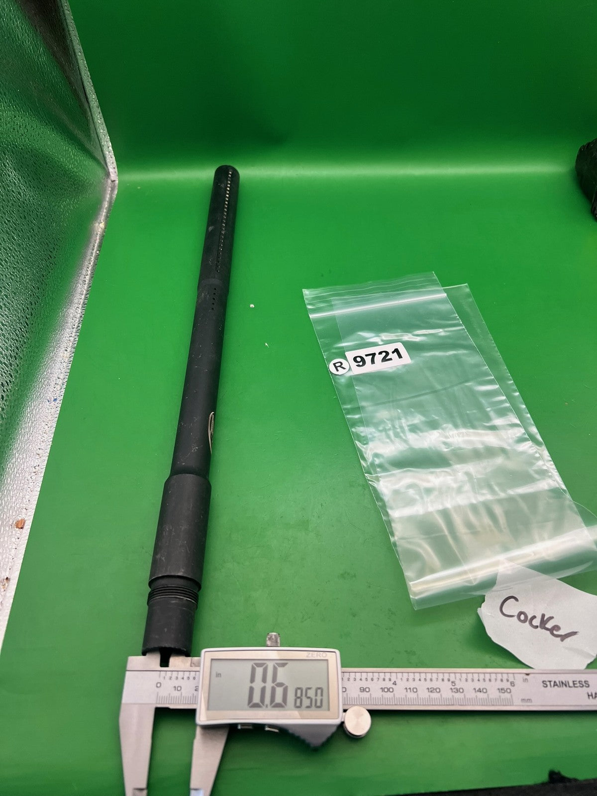 J&J 685 Bore Paintball Barrel Black .685 16" AC Thread