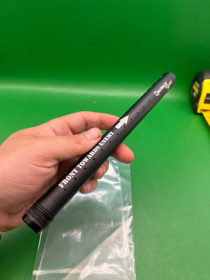 Quantum of Solace Paintball Barrel Ultralight Tip - used paintball barrel tip - black