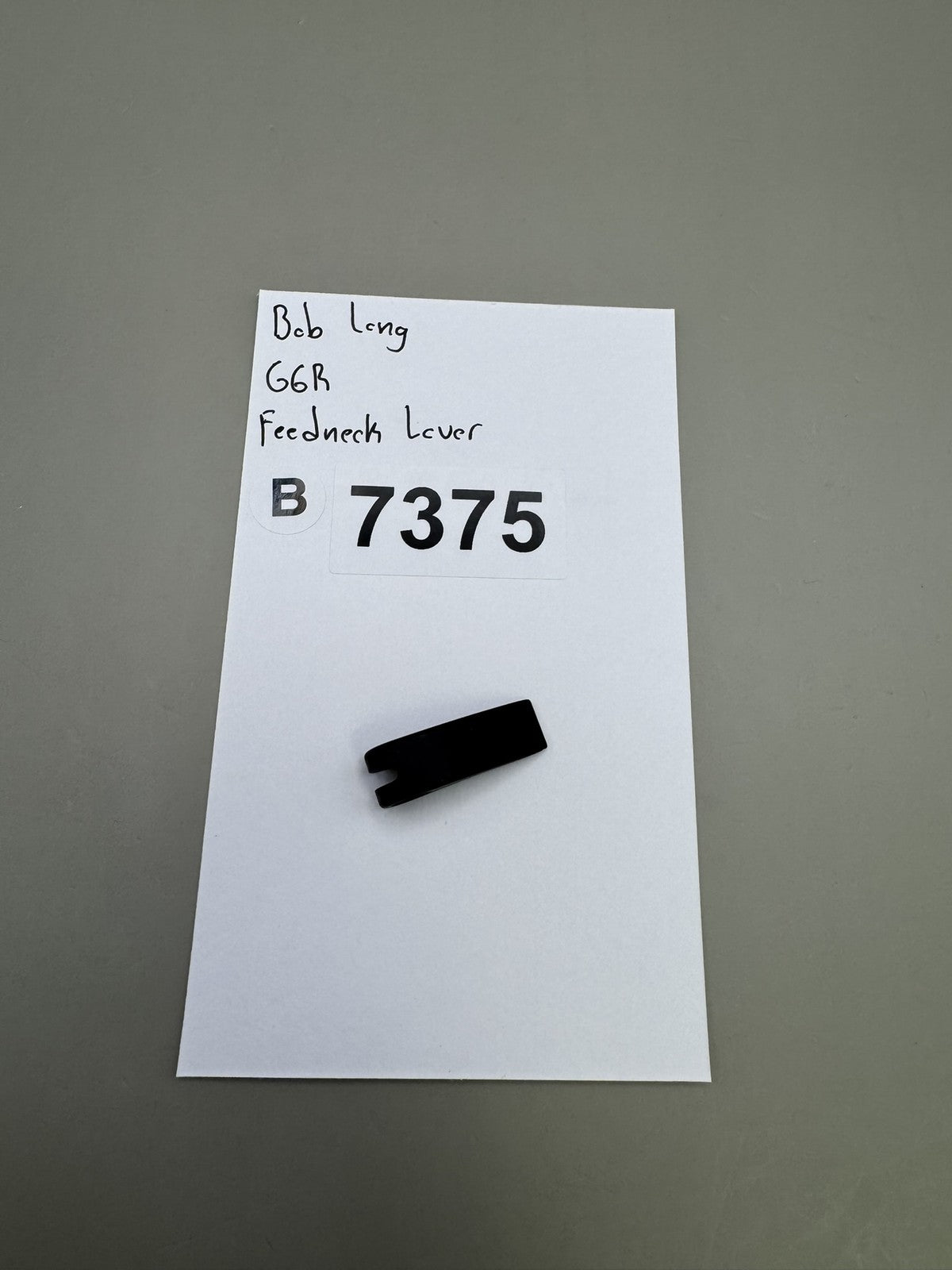 Bob Long G6R Feedneck Lever Black