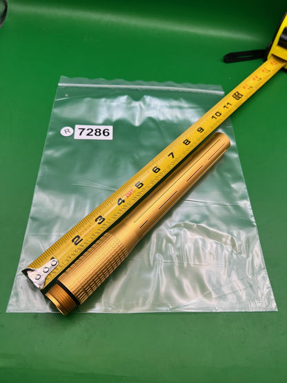 Infamous Pro DNA Silencio AC Threaded Barrel Tip Gold Aluminum 14"
