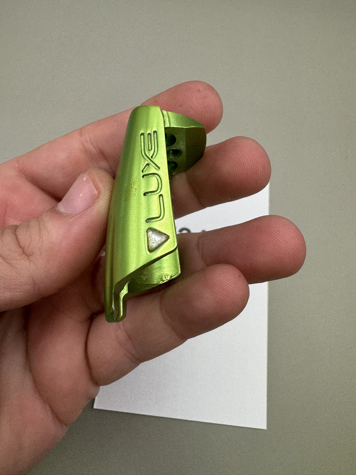 DLX Luxe 1.0 Back Cap Lime Green
