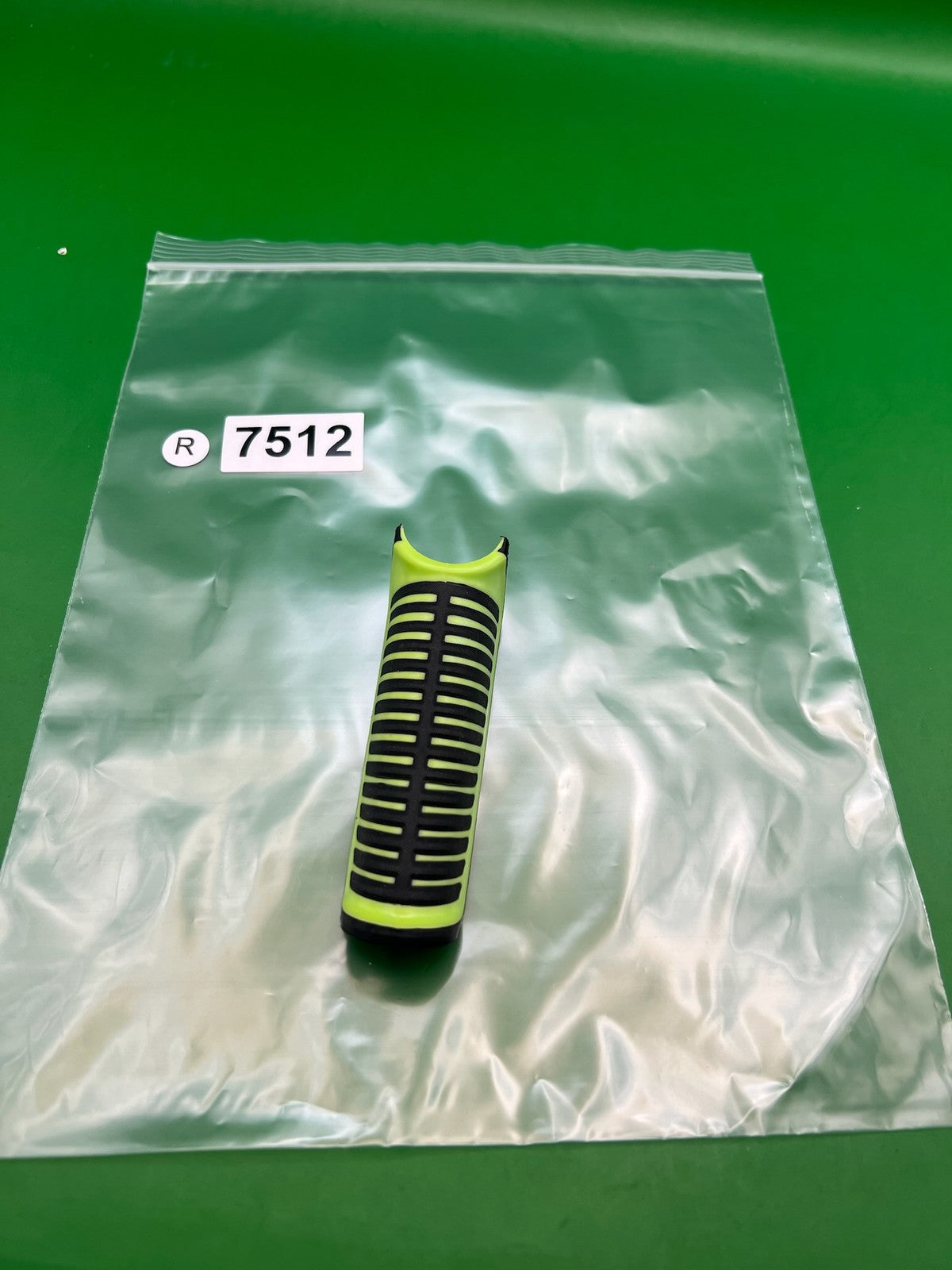 DLX Luxe ICE Rubber Front Grip Cover Neon Yellow Black Marker Foregrip