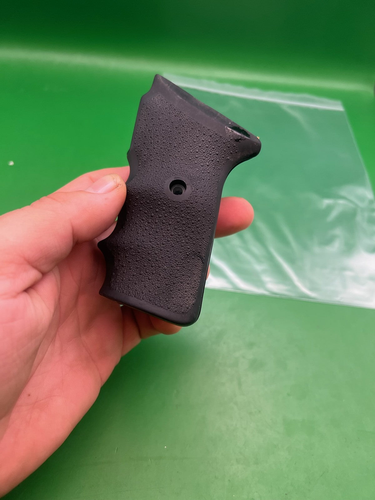 AGD Automag Single Hole Grip Black Rubber Vintage Classic Marker