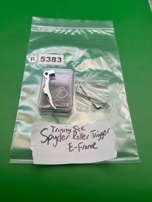 Trinity Sick Spyder Roller Trigger E-Frame Silver Aluminum