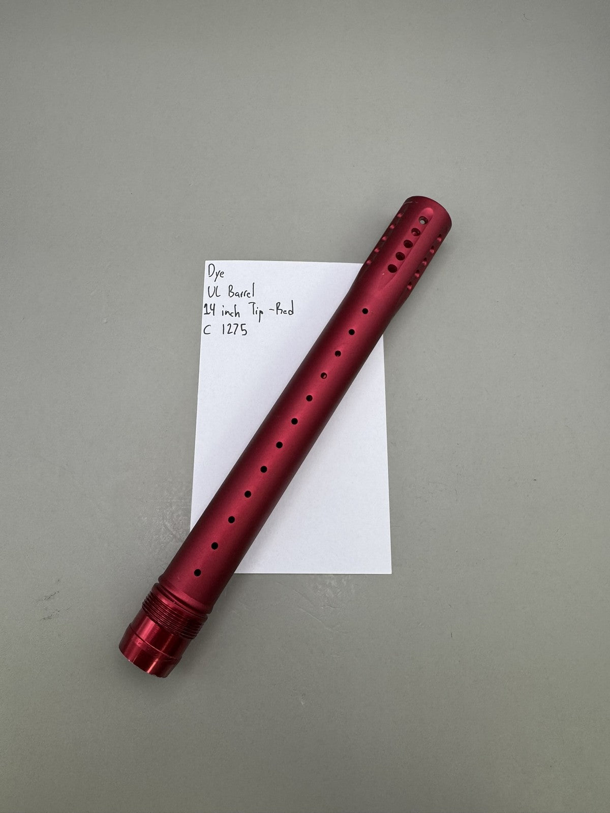 Dye UL Barrel 14 inch Tip -Red