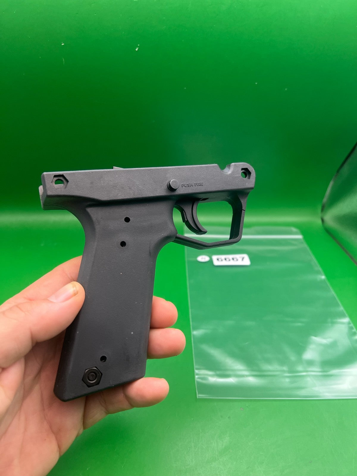 BT-4 Tipmmann Frame NOS - used paintball grip frame - black