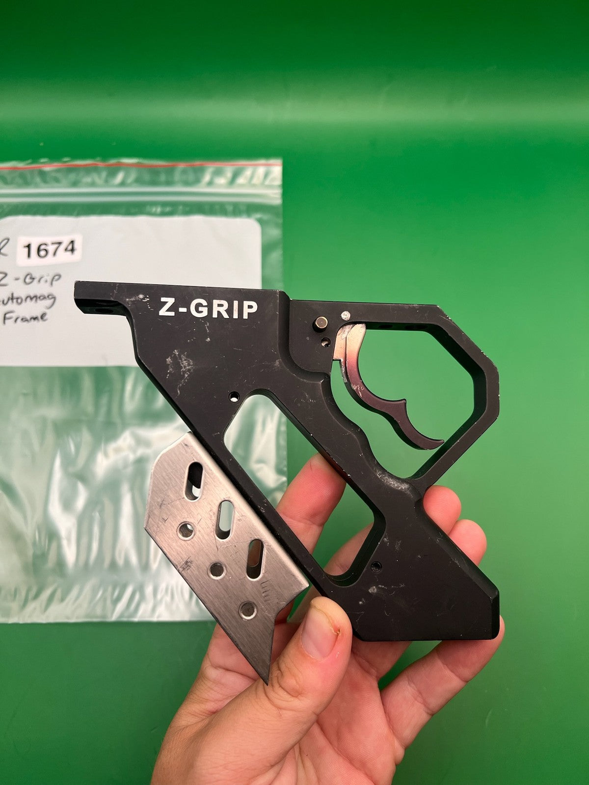 Z-Grip AGD Automag Trigger Frame Black Aluminum with Grip Panel