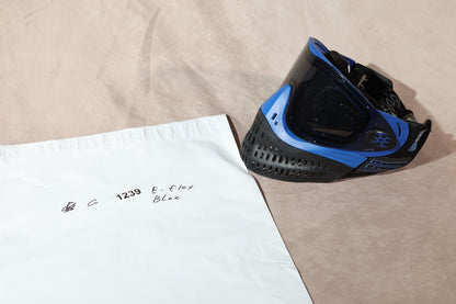 Empire E-Flex Paintball Mask Goggle Blue Black Thermal Lens