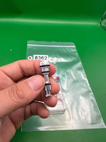 Custom Products CP Dye DM7 Continuous Flow Plug Silver Aluminum