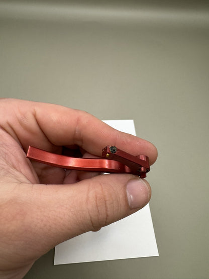 DLX Luxe 1.0/2.0 Trigger Red Aluminum Paintball Part