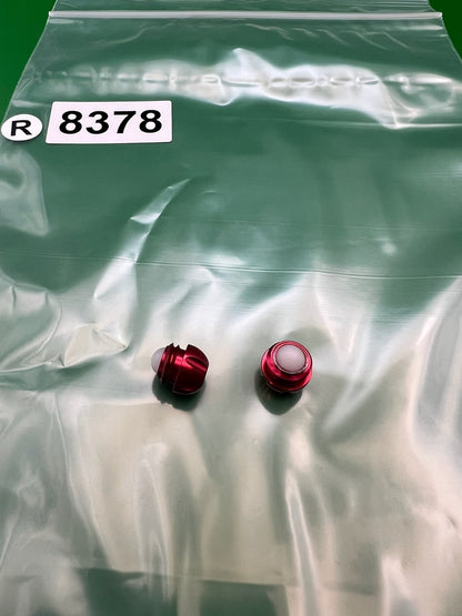Smart Parts Shocker Detent Kit Red Anodized Aluminum Ball Detents 2-Pack
