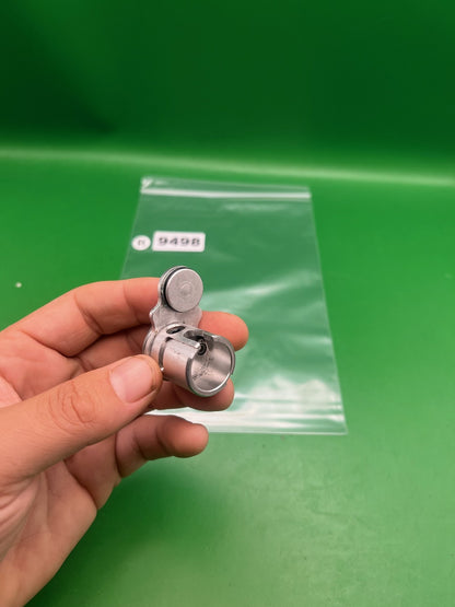 Smart Parts Nerve Back Cap Bolt Twist Lock Silver Aluminum