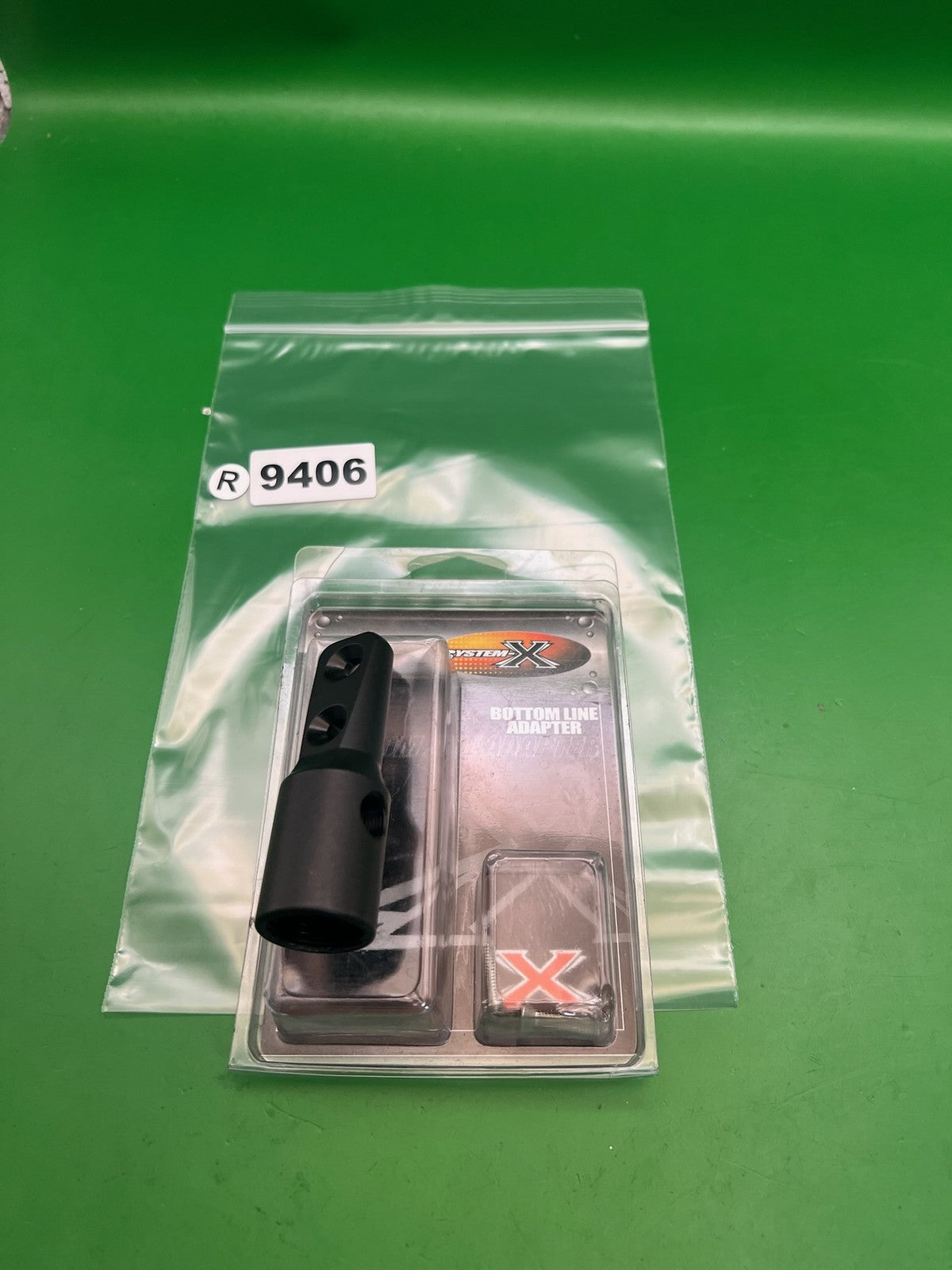 System X NOS Bottom Line ASA Adapter Black Anodized Aluminum