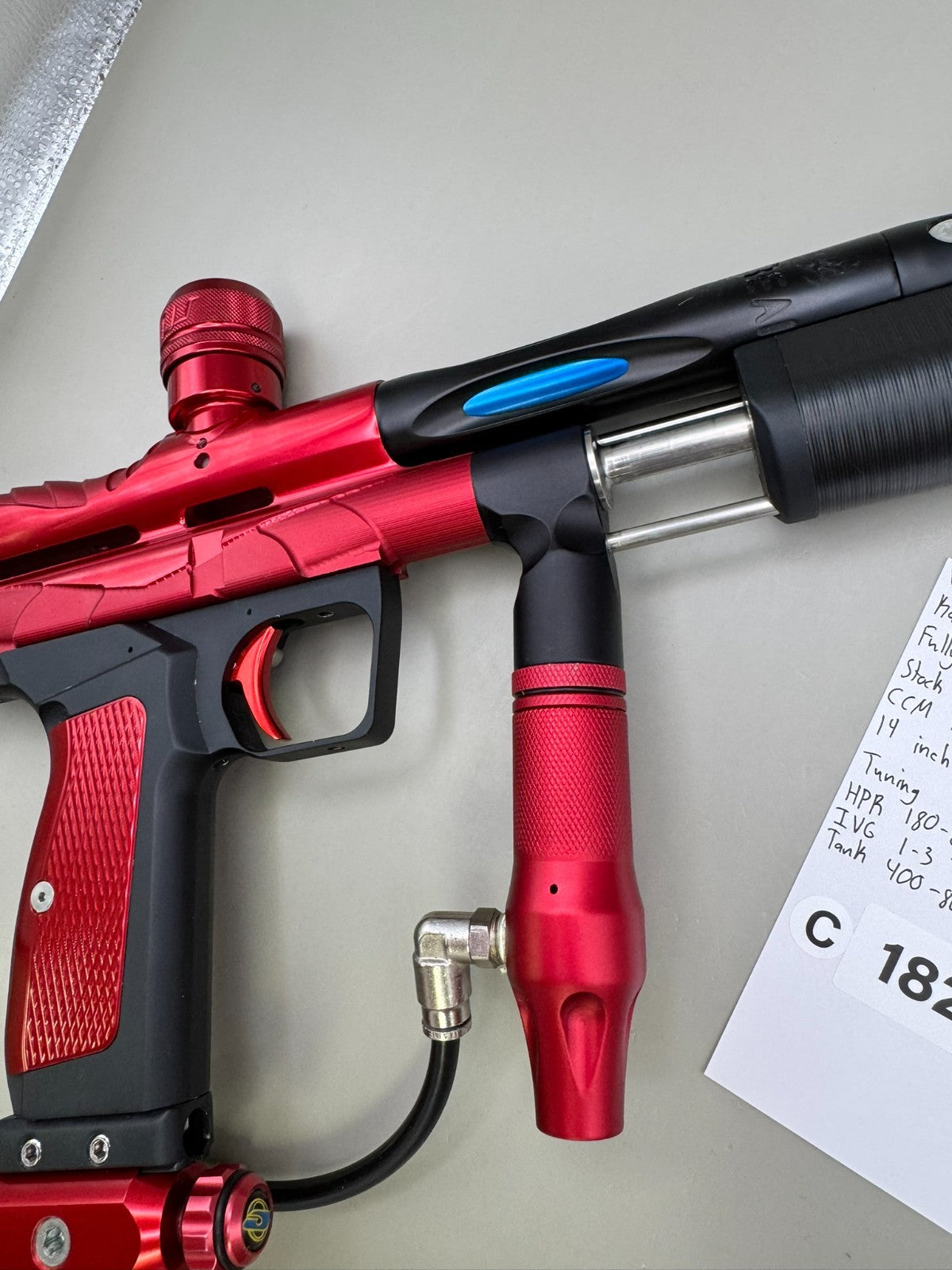 WGP Karnivor Pump - Red/Black - Paintball Marker Fully Working