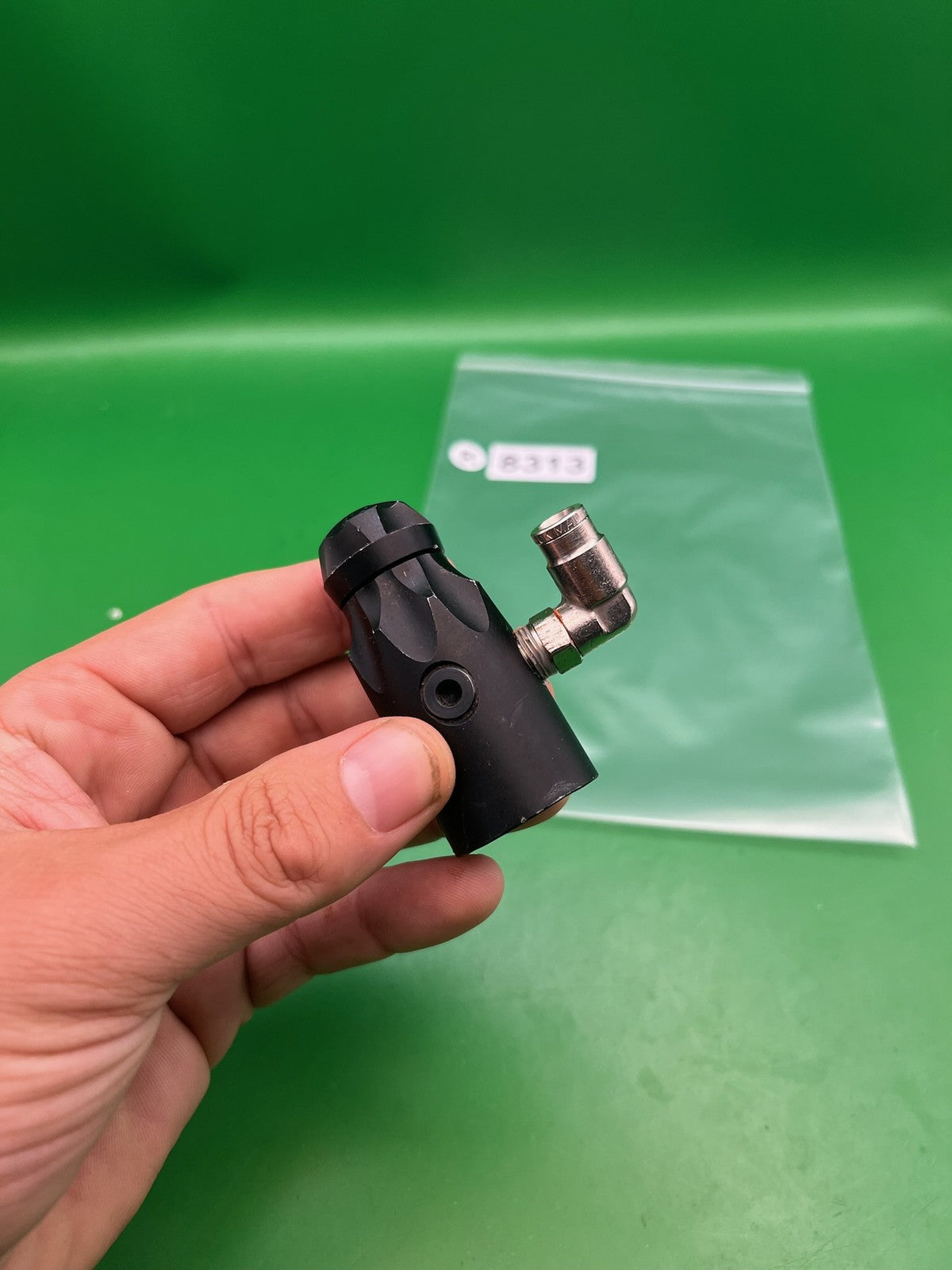 WGP Autococker ASA Black with 90-Degree Elbow Fitting