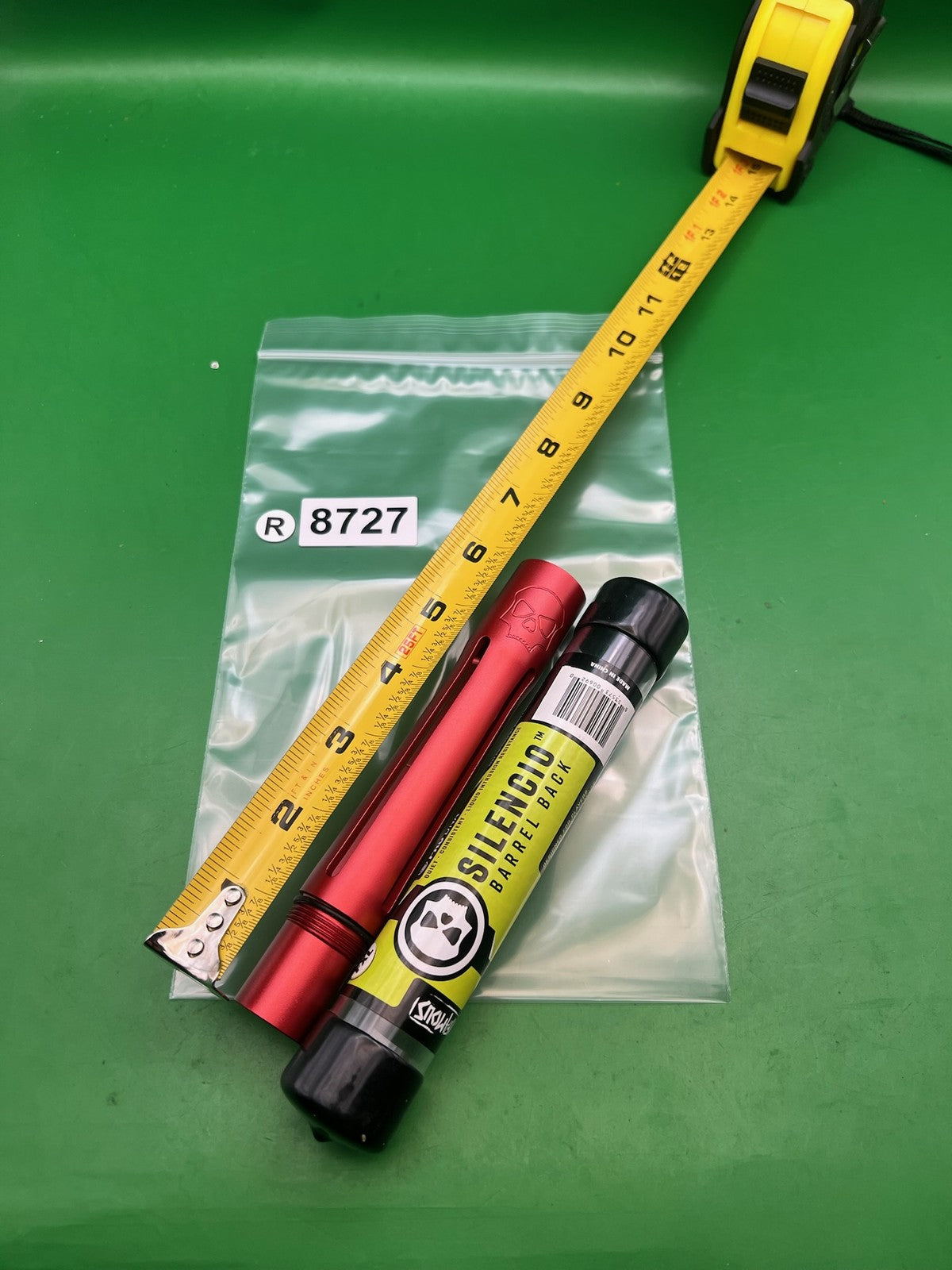 Infamous Silencio FXL Autococker Barrel Back Dust Red Aluminum