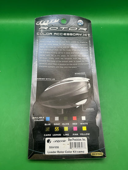 Dye Rotor Loader Color Accessory Kit Camo Hopper Shell Windows Logos