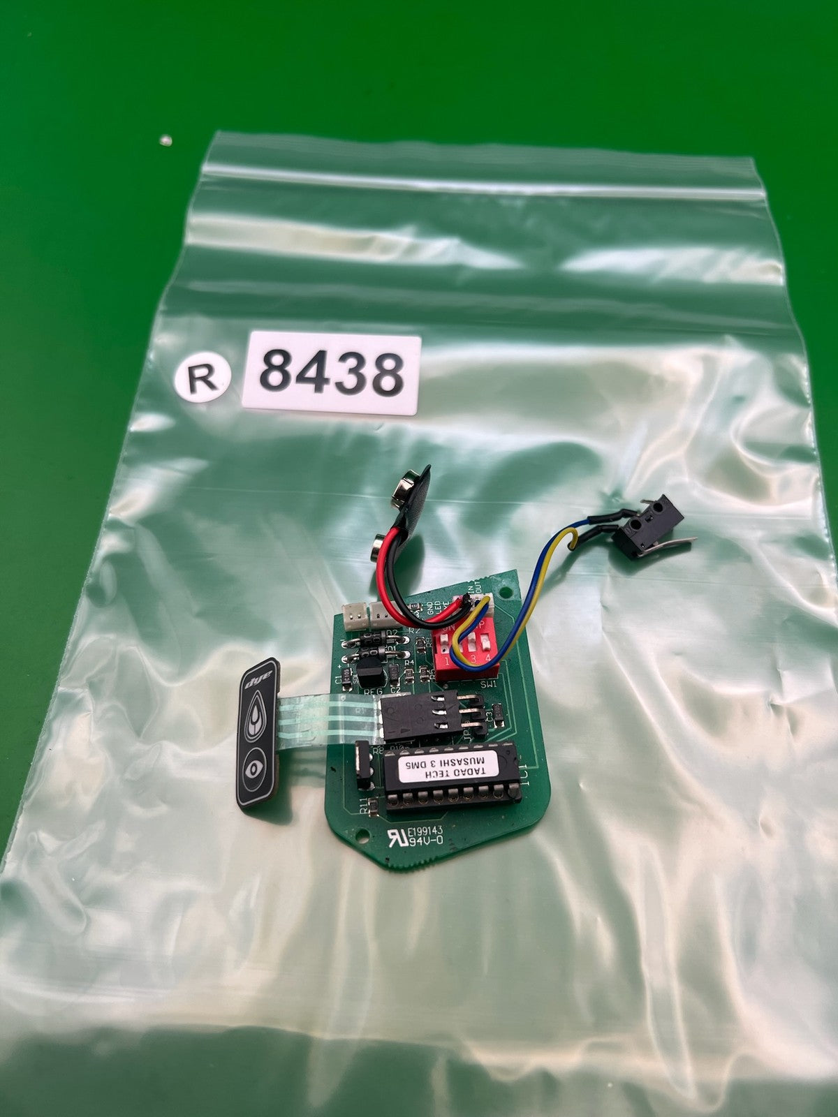 Dye DM4 DM5 Circuit Board with Membrane Pad Tadao Tech Musashi 3