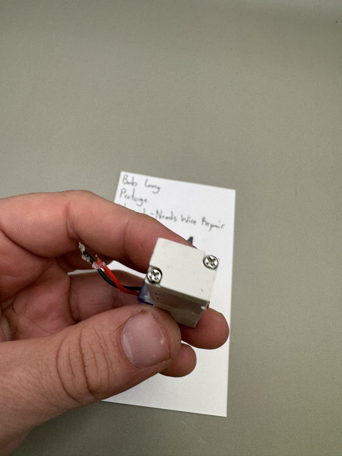 Bob Long Protege Solenoid - Needs Wire Repair