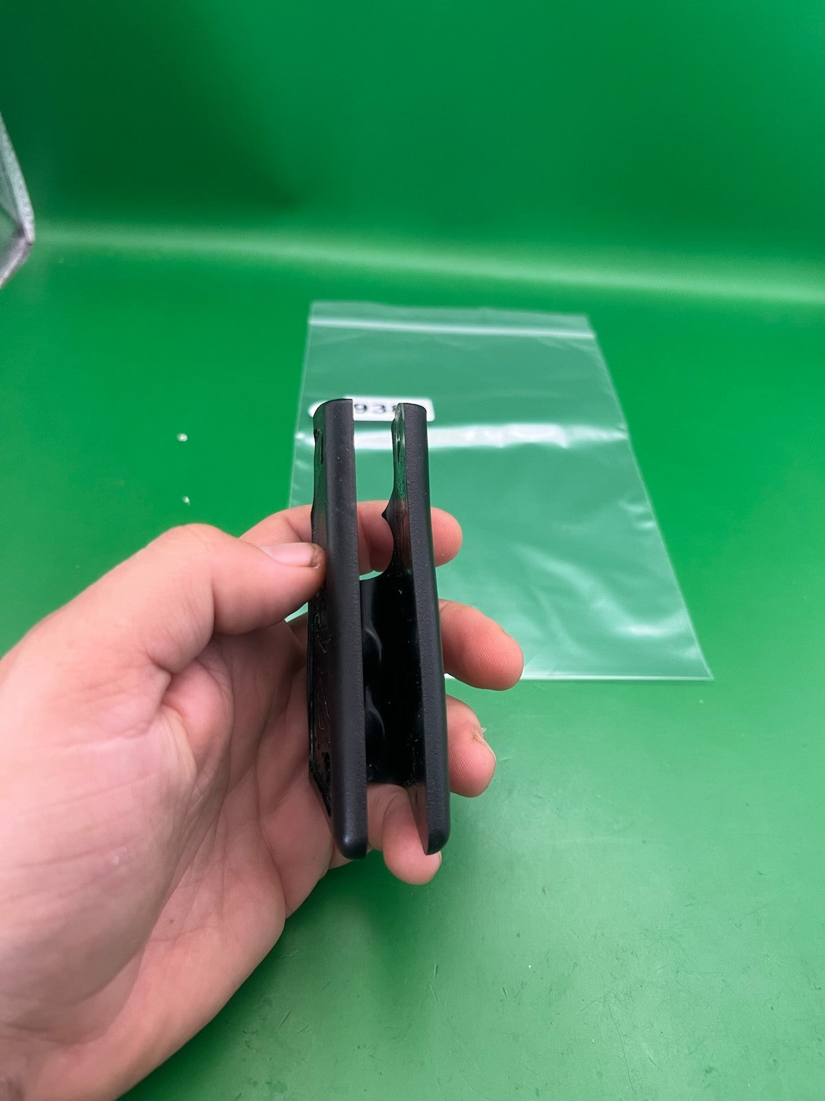 Bob Long Style Right Grips Panel Black Skull