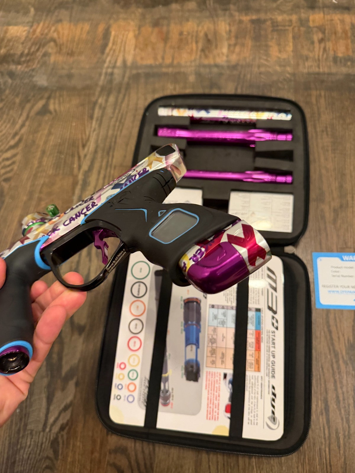Mint F*ck Cancer Dye M3+ Paintball Marker