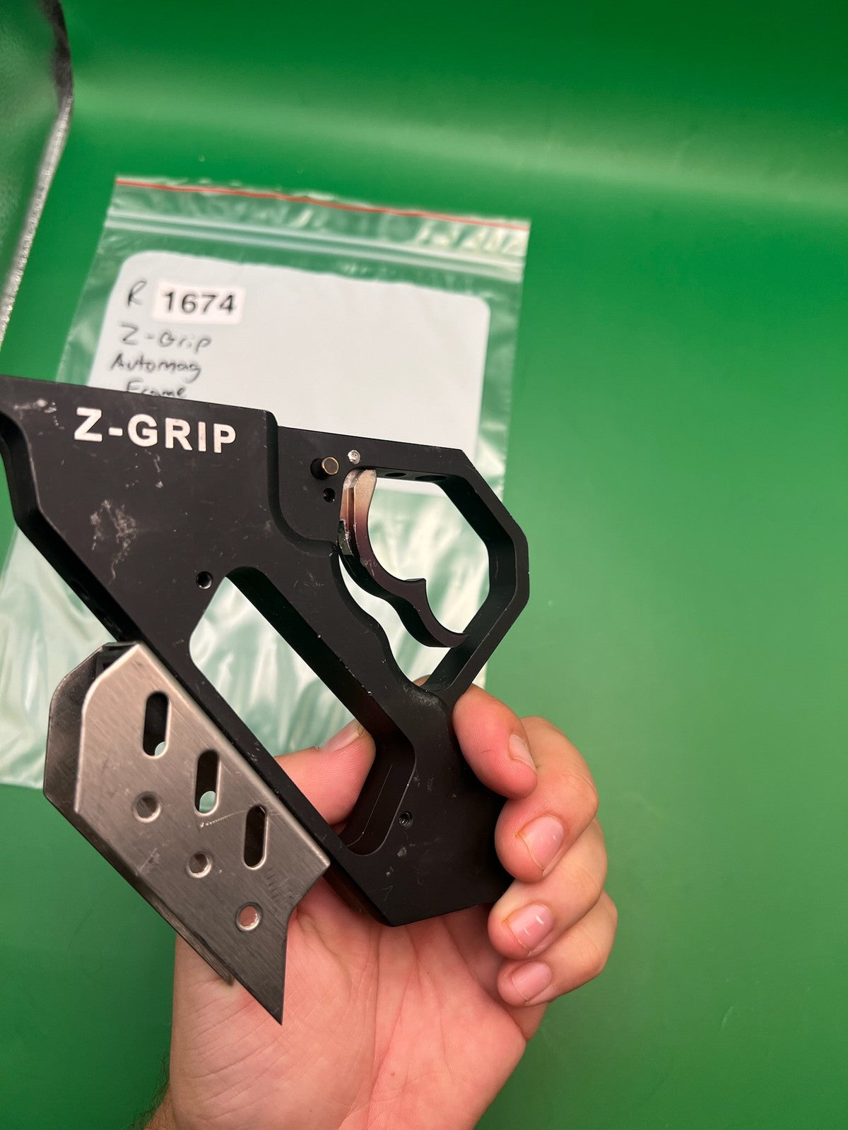 Z-Grip AGD Automag Trigger Frame Black Aluminum with Grip Panel
