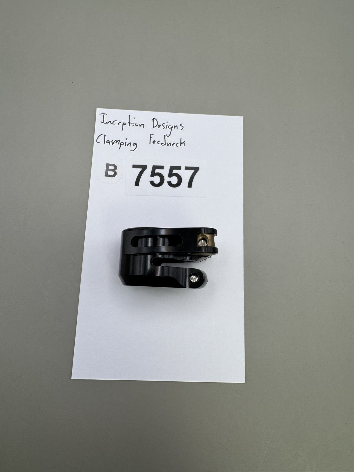 Inception Designs Clamping Feedneck Black